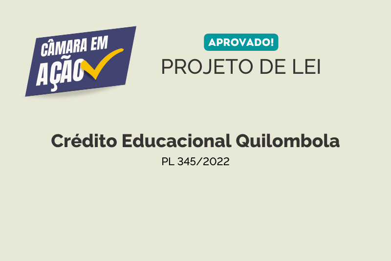 Aprovado - Crédito Educacional Quilombola