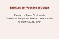 Convocação - Eleição Mesa Diretora