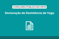 Declaração de Desistência da Vaga