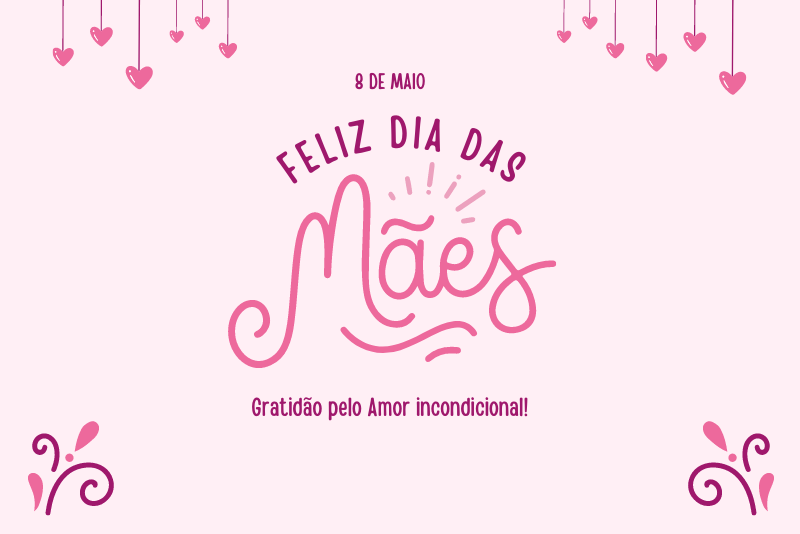 Feliz dia das Mães